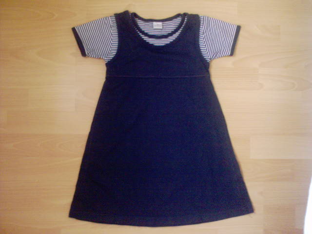 0058 Dupla hats ruha pamut anyagbl, 116-os mret. Rugalmas, kellemes tapints az anyaga, szp a szne. ra: 850 Ft